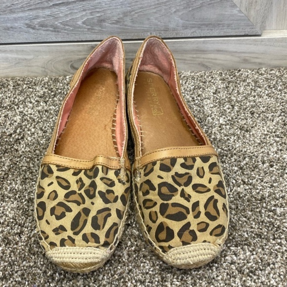 Sperry Top-Sider® 'Danica' Flat Animal Print 6.5